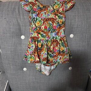 Muse threads tiger bodysuit twirl dress